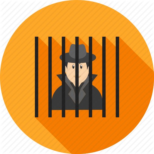Arrested Criminal Defense Handcuffs - Illustration (512x512)