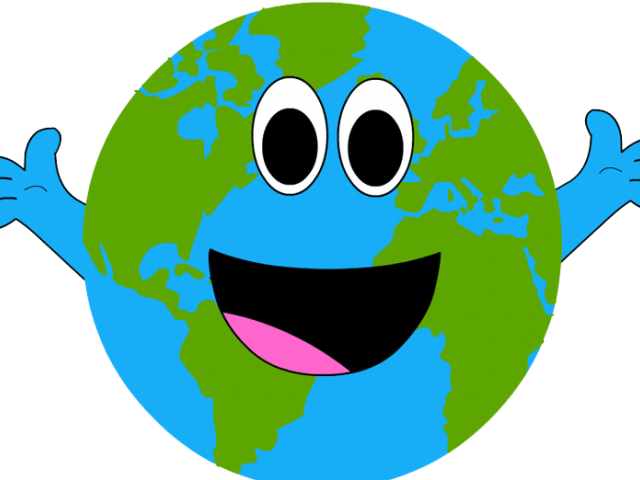 Environmental Clipart Smile - Earth Cartoon Png (640x480)