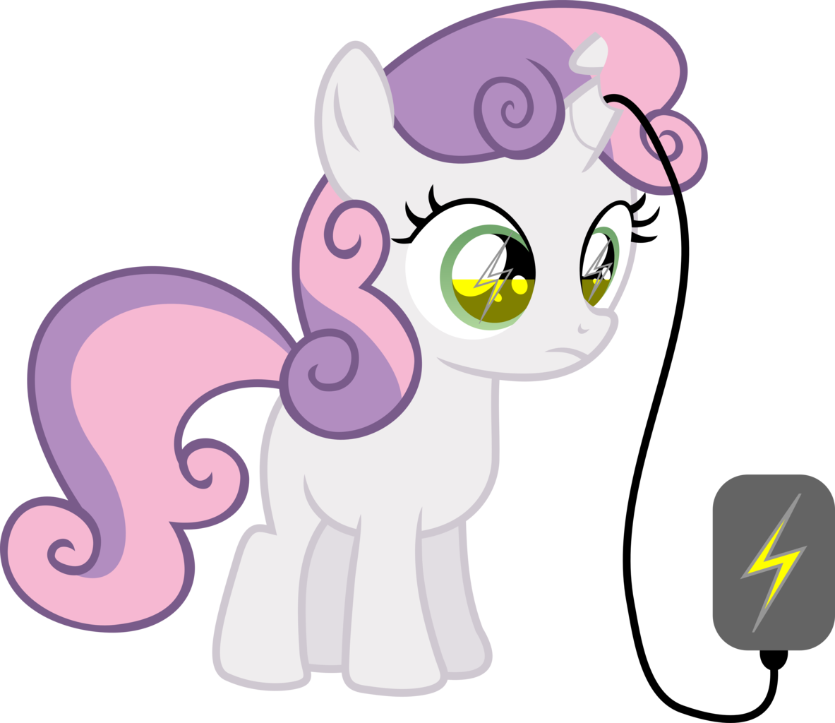 Yoshimon1, Female, Filly, Foal, Hooves, Horn, Pony, - Sweetie Belle Friendship Is Magic (1183x1024)