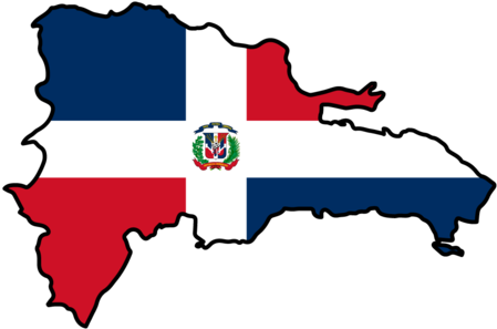 Dominican Republic National Flag Mouse Pad , Png Download - Transparent Dominican Republic (449x297)