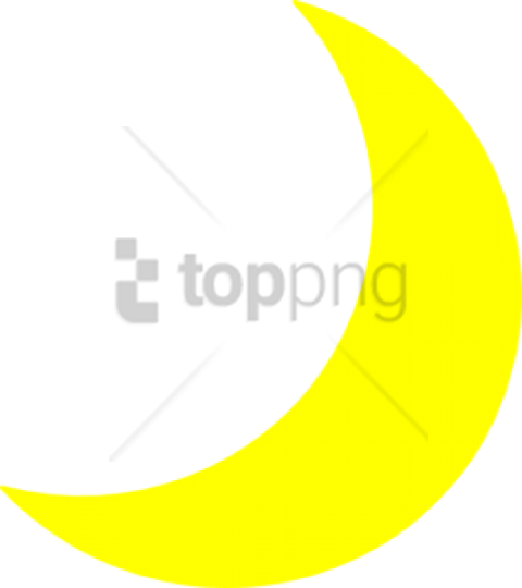 Free Png Download Moon Clip Art Png Images Background - Yellow Crescent Moon Clipart (480x540)