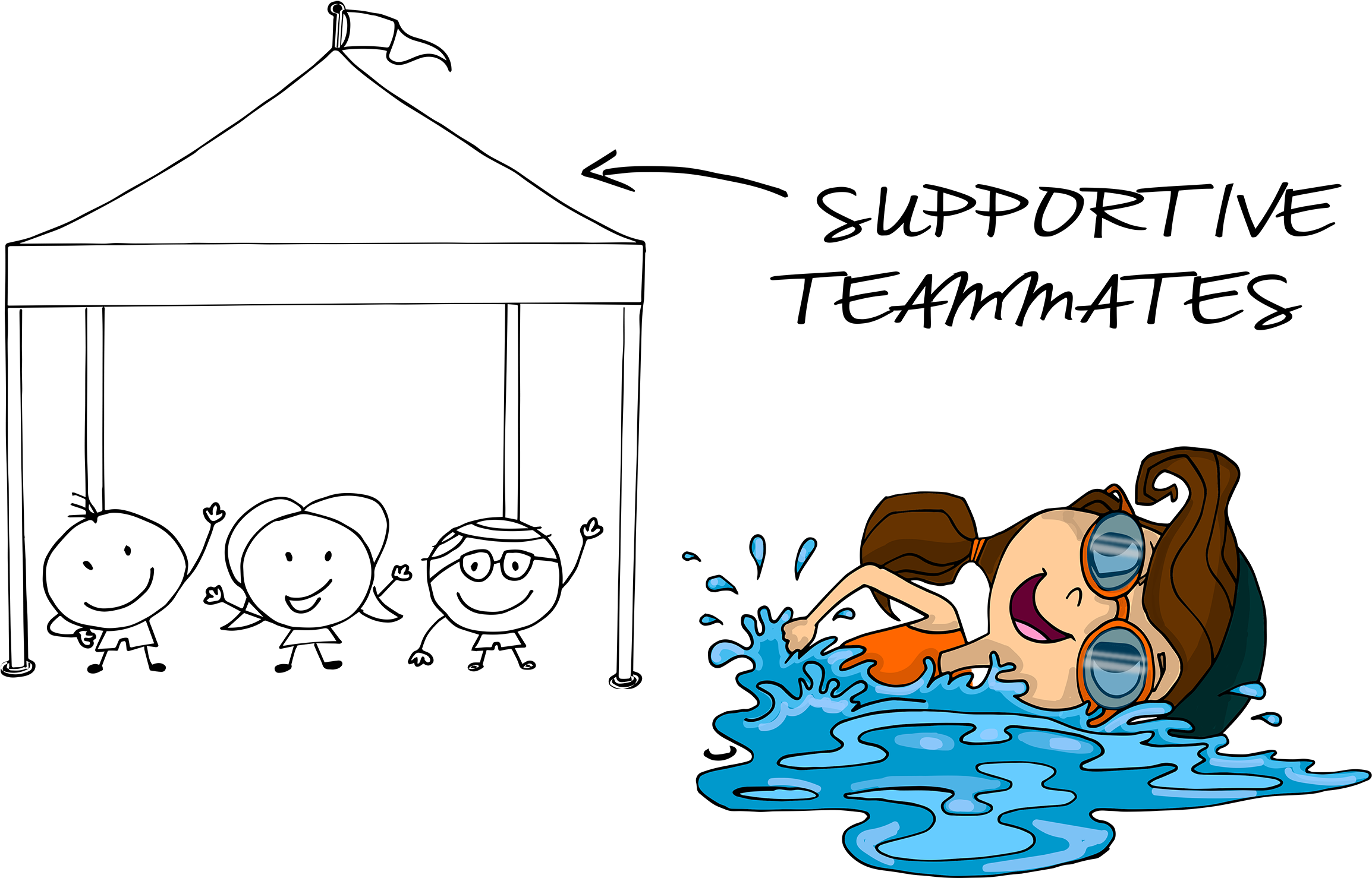 Discover The Way Smart Triathletes Do Training - Cartoon (3300x1900)