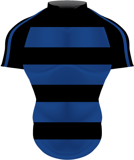 Polo Shirt Clipart Rugby Shirt - Cobalt Blue (450x557)