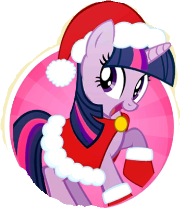 Unique Twilight Clipart Free Twilight Christmas Clipart - Mlp Christmas Twilight Sparkle (385x446)