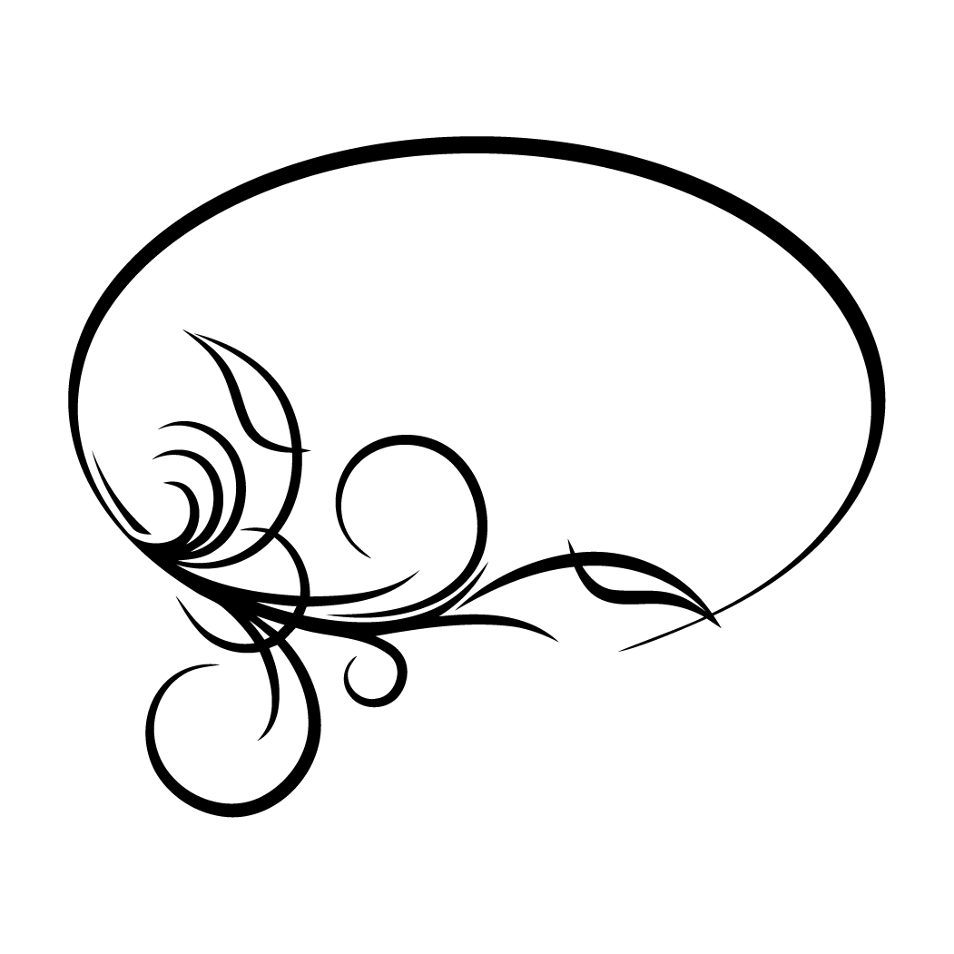 Oval Border Style - Border Oval Png (1051x1051)