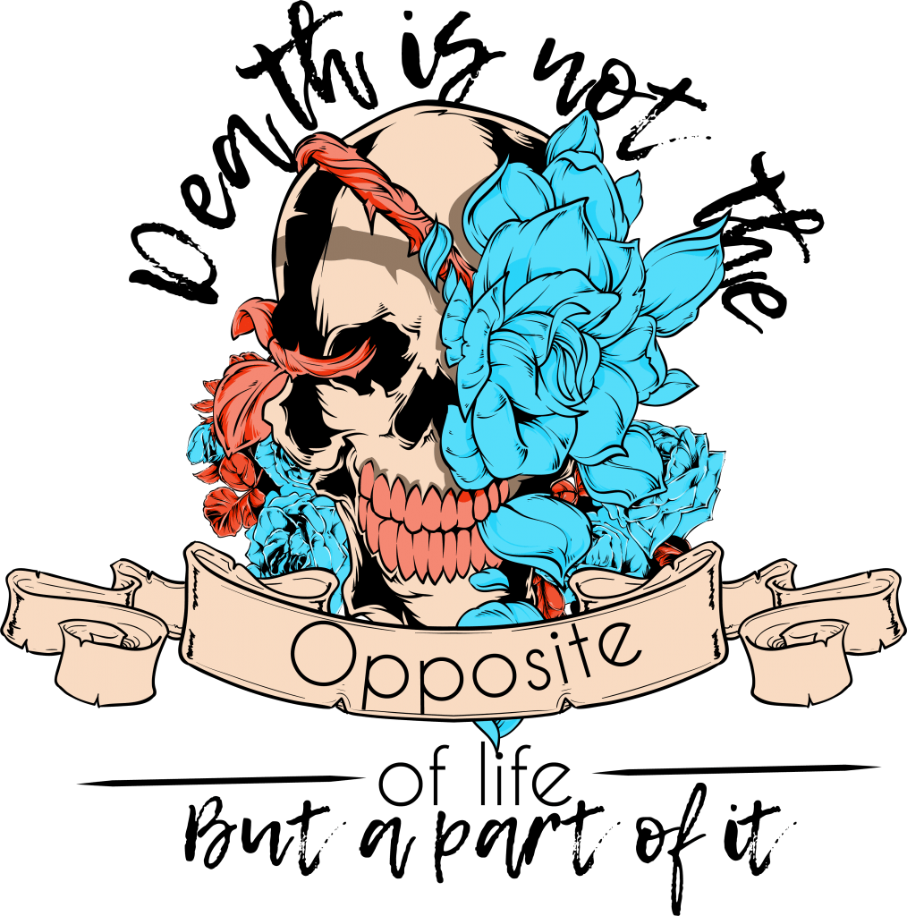 Death Part Of Life Buy T Shirt Design - Cartoon (1014x1024)