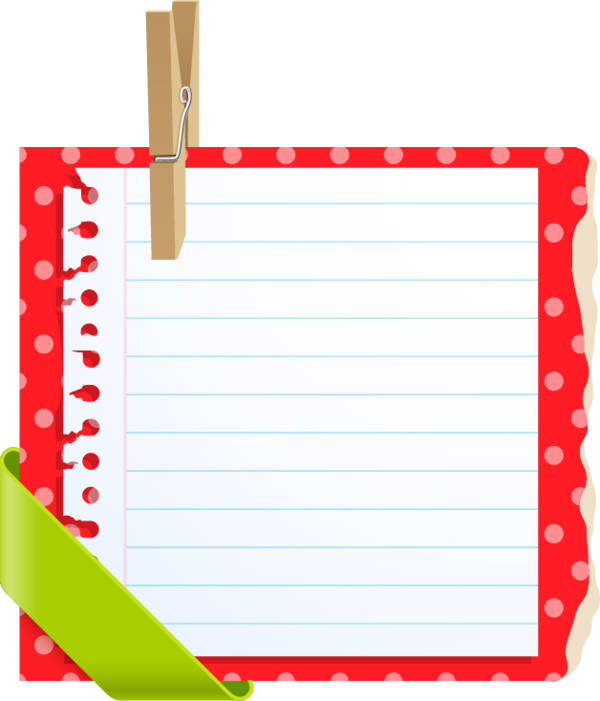 Hoja Decorada Para Escribir Clipart Paper Clip Art - กรอบ รูป สวย ๆ (600x701)
