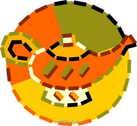 Aladdin's Lamp Royalty Free Vector Clip Art Illustration - Illustration (480x441)