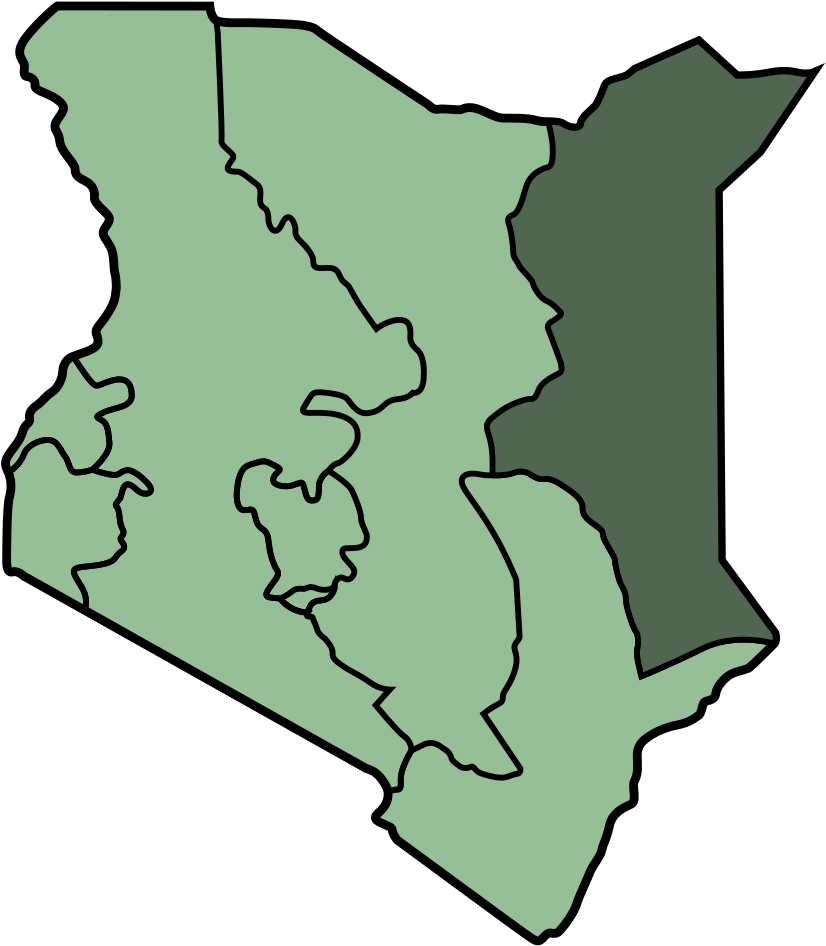 Kenya Provinces Northeastern - Map Of Kenya Provinces (883x1024)