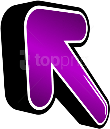 Free Png Download 3d Arrow Purple Transparent Clipart - 3d Arrow Transparent (480x533)