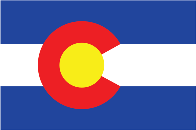 Colorado Flag Png - Colorado State Flag (1000x833)