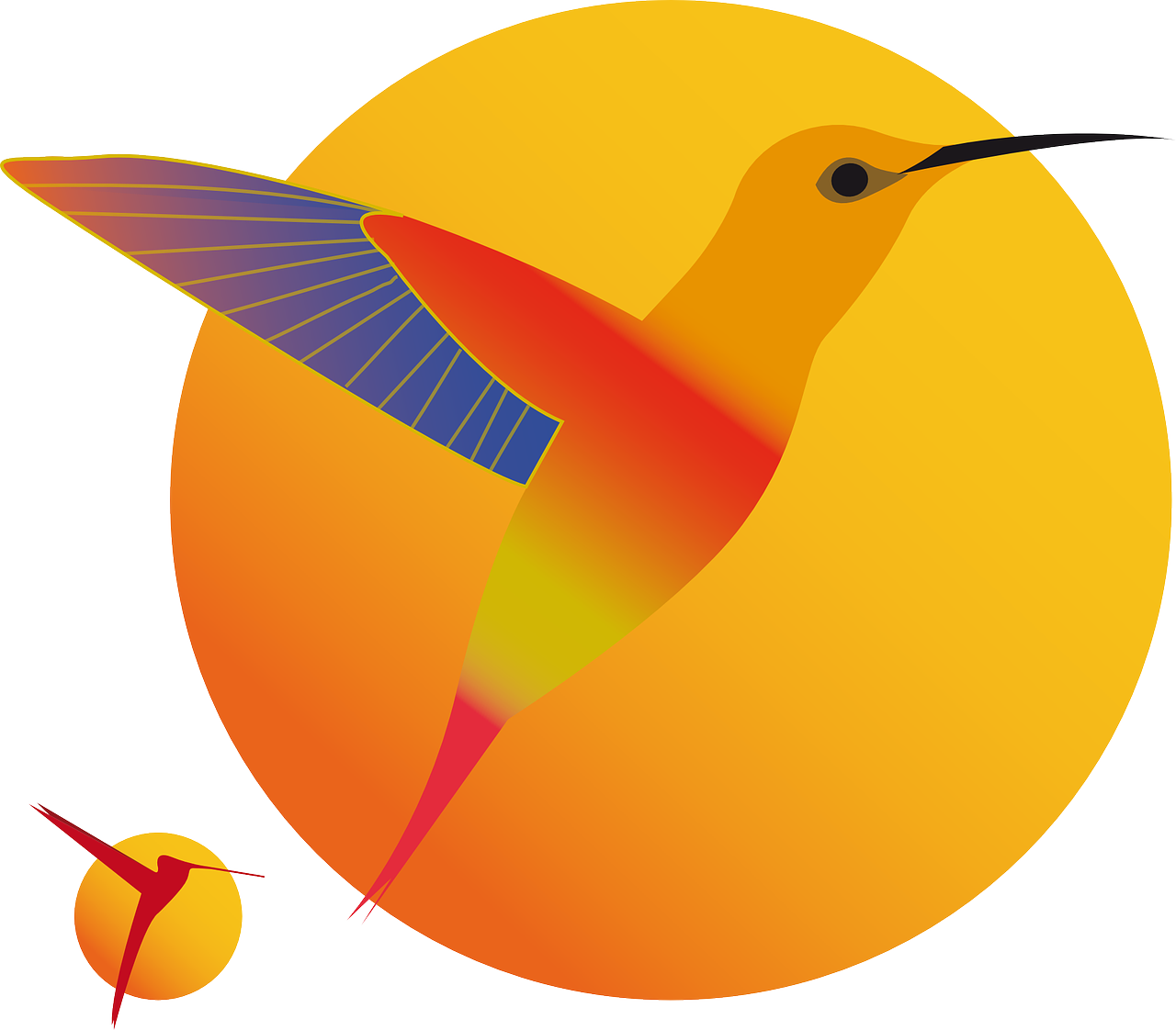 Hummingbirds Birds Sun - Le Mouvement Colibris (1280x1122)
