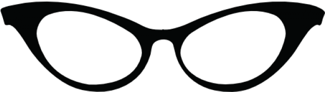 Eyeglasses Clipart Png - Cat Eye Glasses Png (640x480)