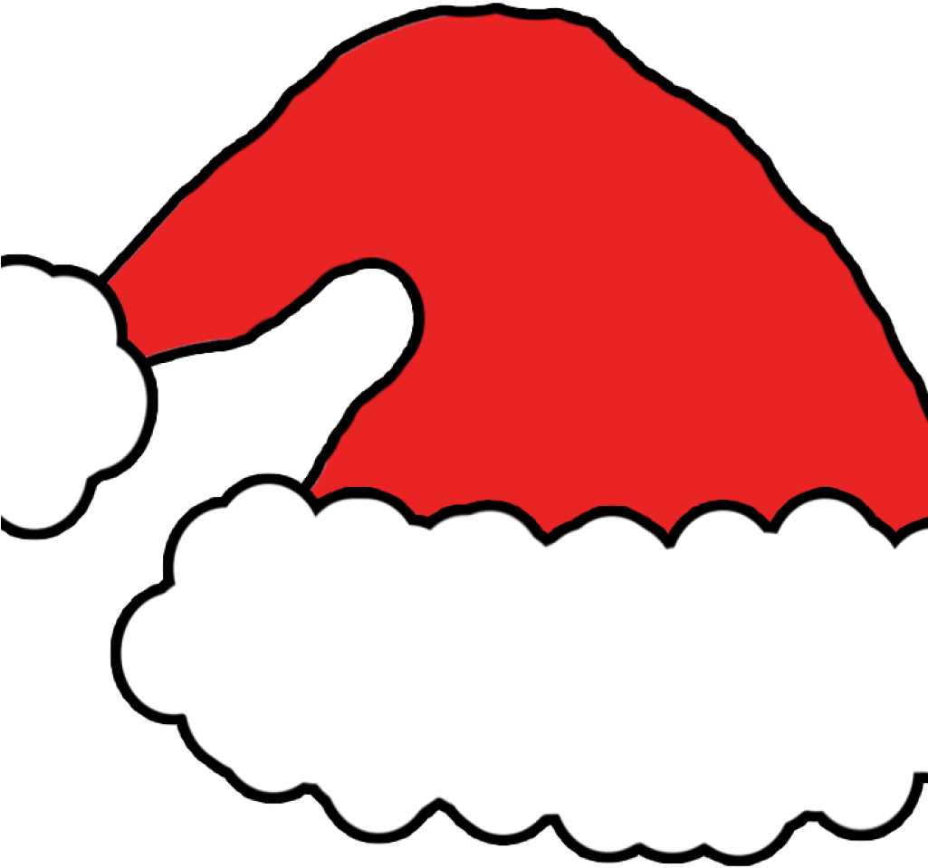 Free Santa Hat Clip Art - Santa Hat Clipart Svg (1024x1024)