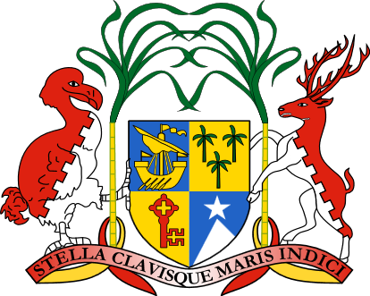 Mauritius Coat Of Arms - Mauritius Emblem (414x331)