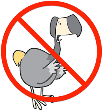 No Dodo Zone - No Smoking Sign Transparent (369x394)