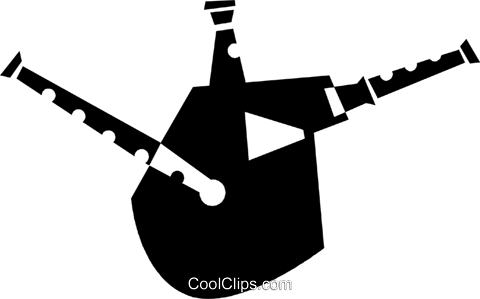 Bagpipes Royalty Free Vector Clip Art Illustration - Bagpipes Royalty Free Vector Clip Art Illustration (480x299)