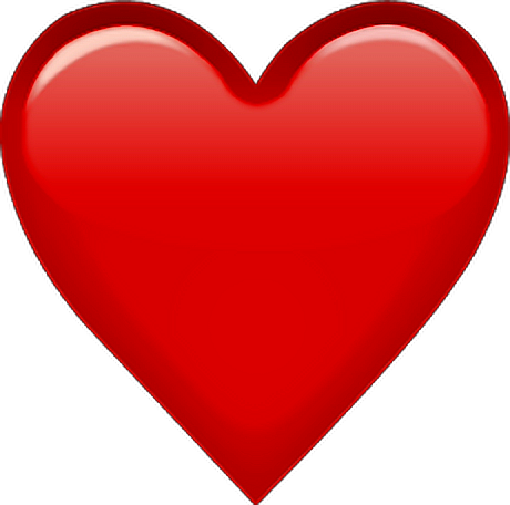 5k Walk Emoji Clipart - Iphone Emoji Heart Transparent (460x456)
