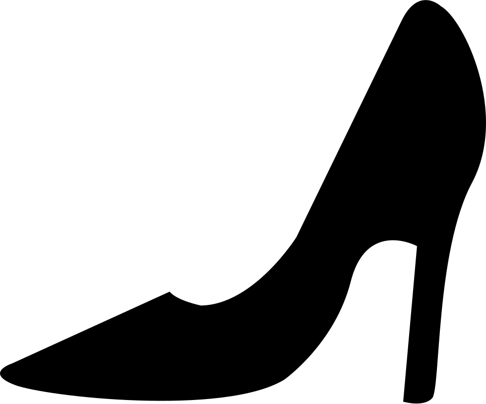 Heels Clipart Svg - Heeled Shoe Png (980x815)