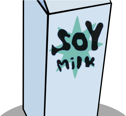 Milk Carton Clipart Soy - Almond Milk Clip Art (640x480)