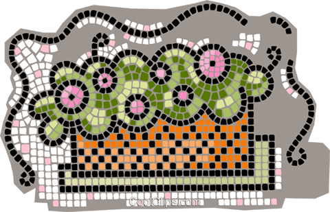 Shrubs Royalty Free Vector Clip Art Illustration - Motif (480x309)