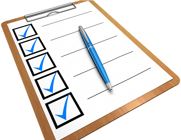 Points For Redrafting - Book Checklist Png (640x480)