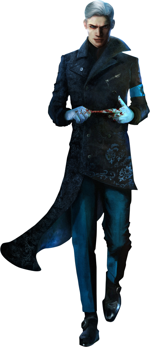 Devil May Cry Clipart Nero - Dmc Devil May Cry Vergil Png (525x1214)
