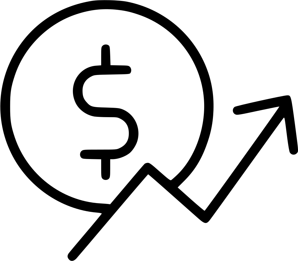 Download Dollar Sign Symbols Png Transparent Images - Increase Money Icon Png (981x860)