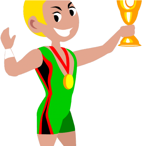 Wrestler Clipart Wrestling Champion - Cartoon (640x480)