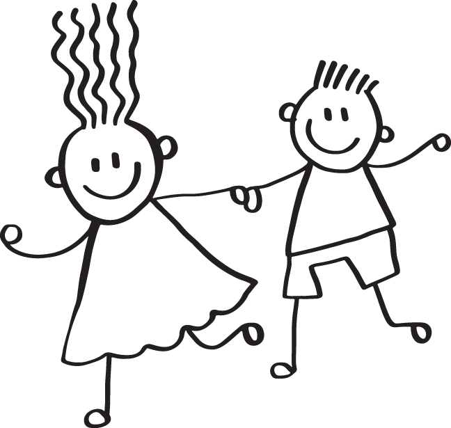 Boy And Girl Drawing (648x615)