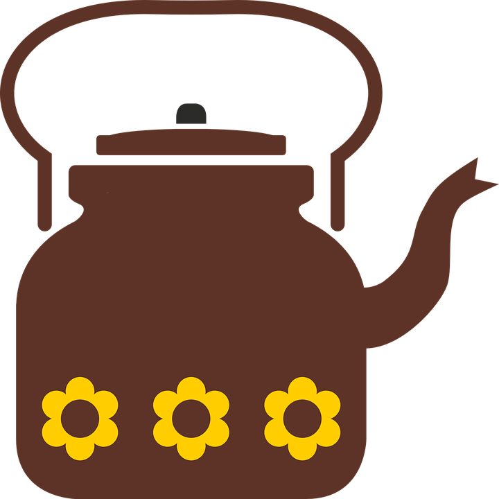 Coffeepot Retro Pot - Teko Vektor (720x720)