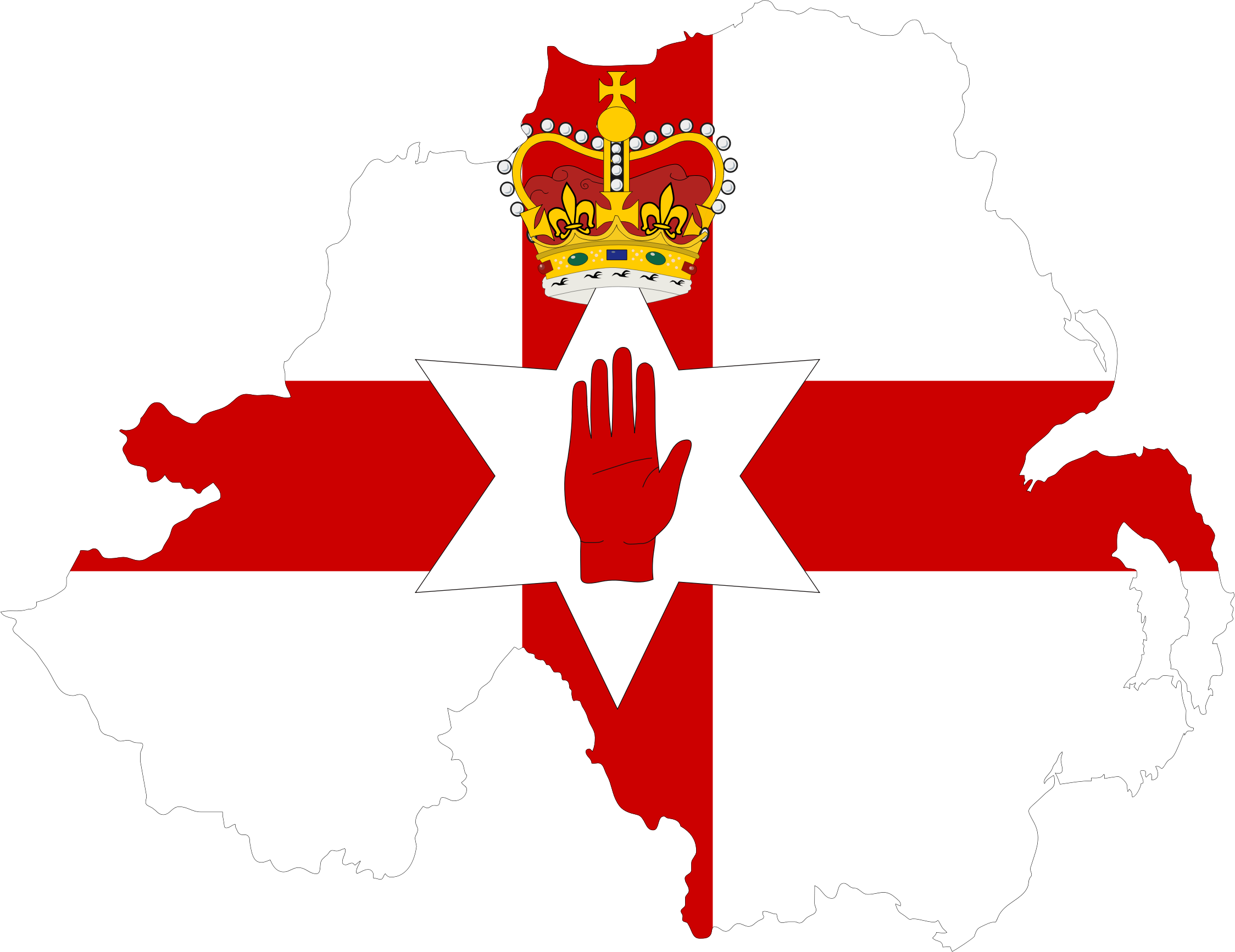 Big Image - Northern Ireland Flag Country (2248x1734)