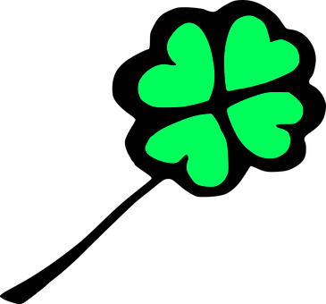 Shamrock, Clover, Ireland, Irish - Four Leaf Clovers Png (365x340)