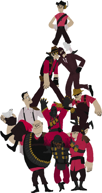 Team Fortess 2, Valve Games, Fortress - Circus (600x869)