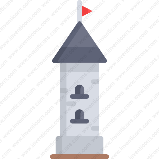 Cultural Architecture City Fortress Defensive Fantasy - Steeple (512x512)