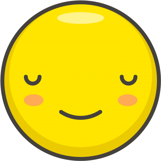 Relieved Face Emoji - Frowning Face (866x650)