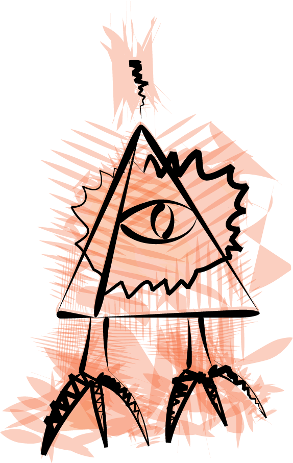 Cycloptic Pyramid Fortress Pyrmm Maguc - Illustration (574x907)