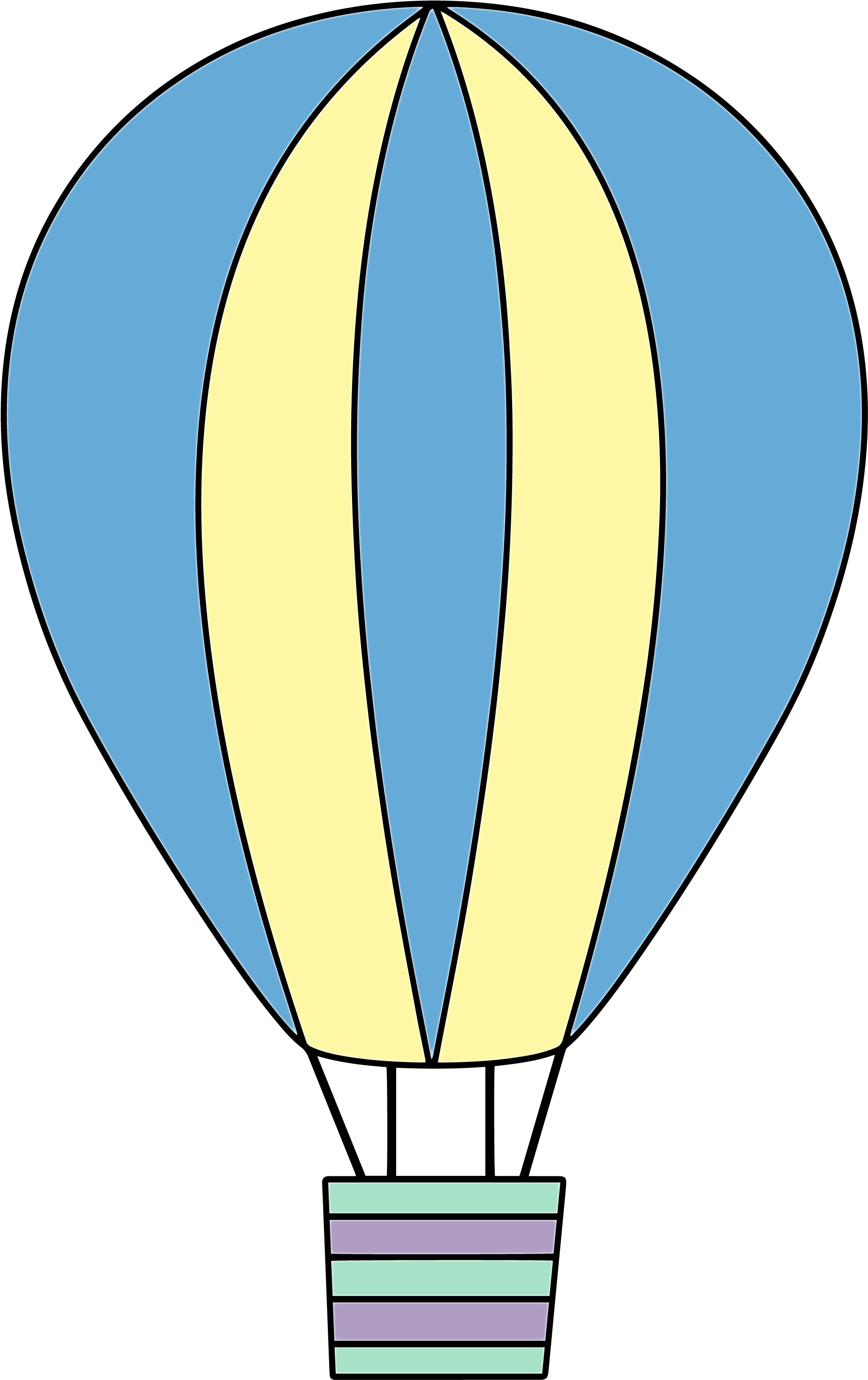 Hot Air Balloon Clipart 4th July - Balao Urso Baloeiro Png (2012x3198)