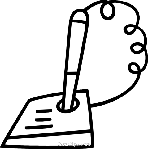 Graphics Tablet Royalty Free Vector Clip Art Illustration - Line Art (478x480)