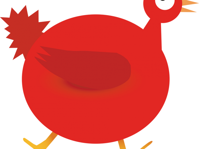 Chick Clipart Red Hen - Chicken (640x480)