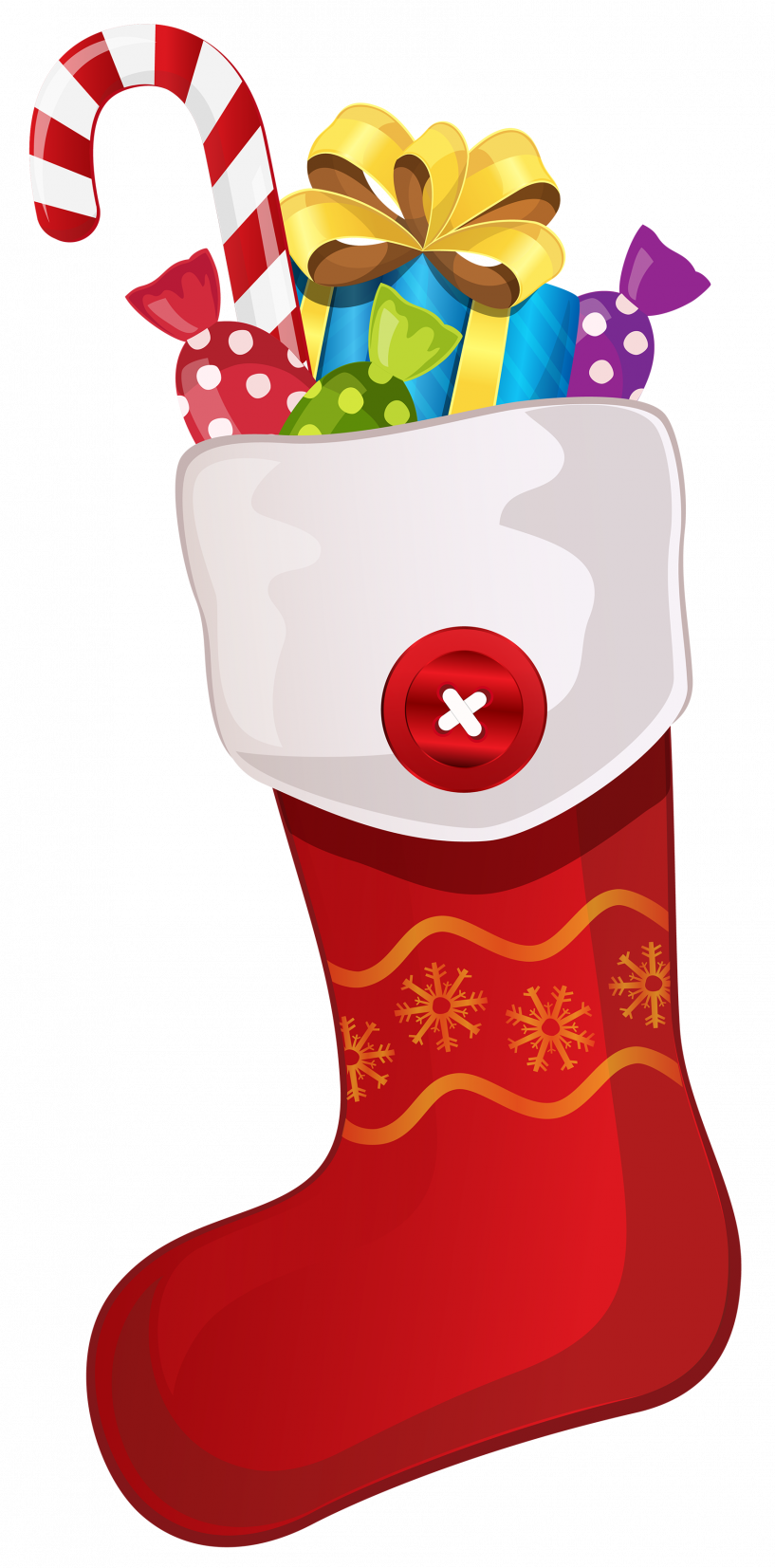 Green Christmas Socks Clipart (817x1653)