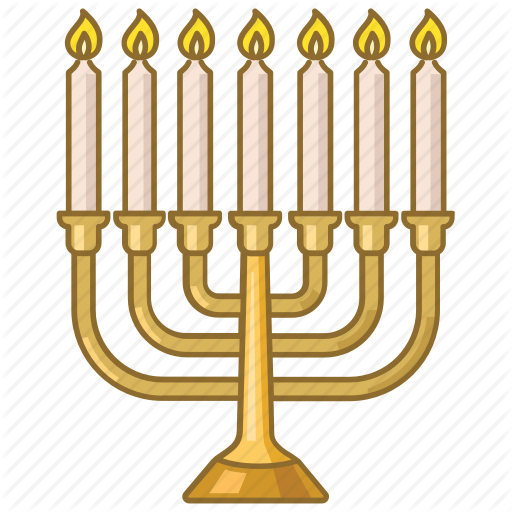 512 X 512 2 0 - Jewish Candles (512x512)