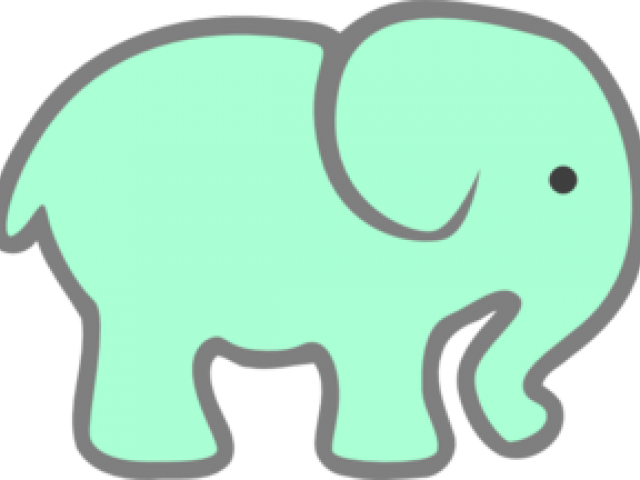 Bubbles Clipart Baby Elephant - Clip Art (640x480)