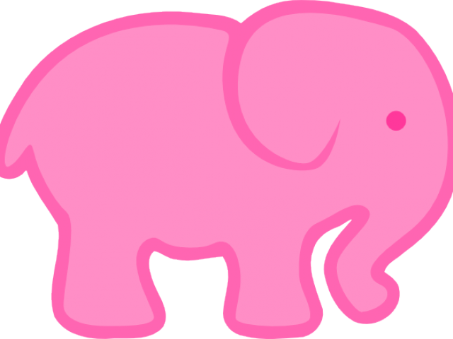 Umbrella Clipart Baby Elephant - Red Elephant Clipart (640x480)