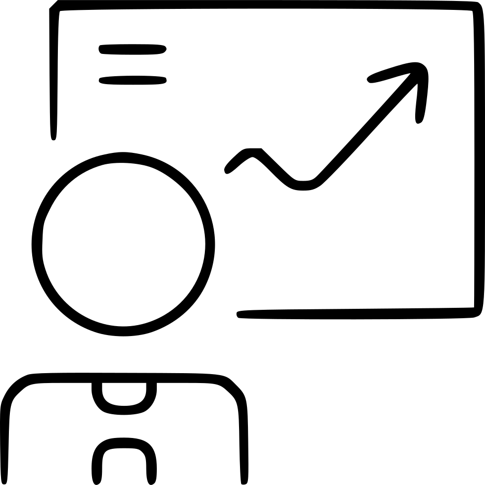 Businessman Infographic Presentation Success Arrow - Icon Infographic Free Download Png (980x980)