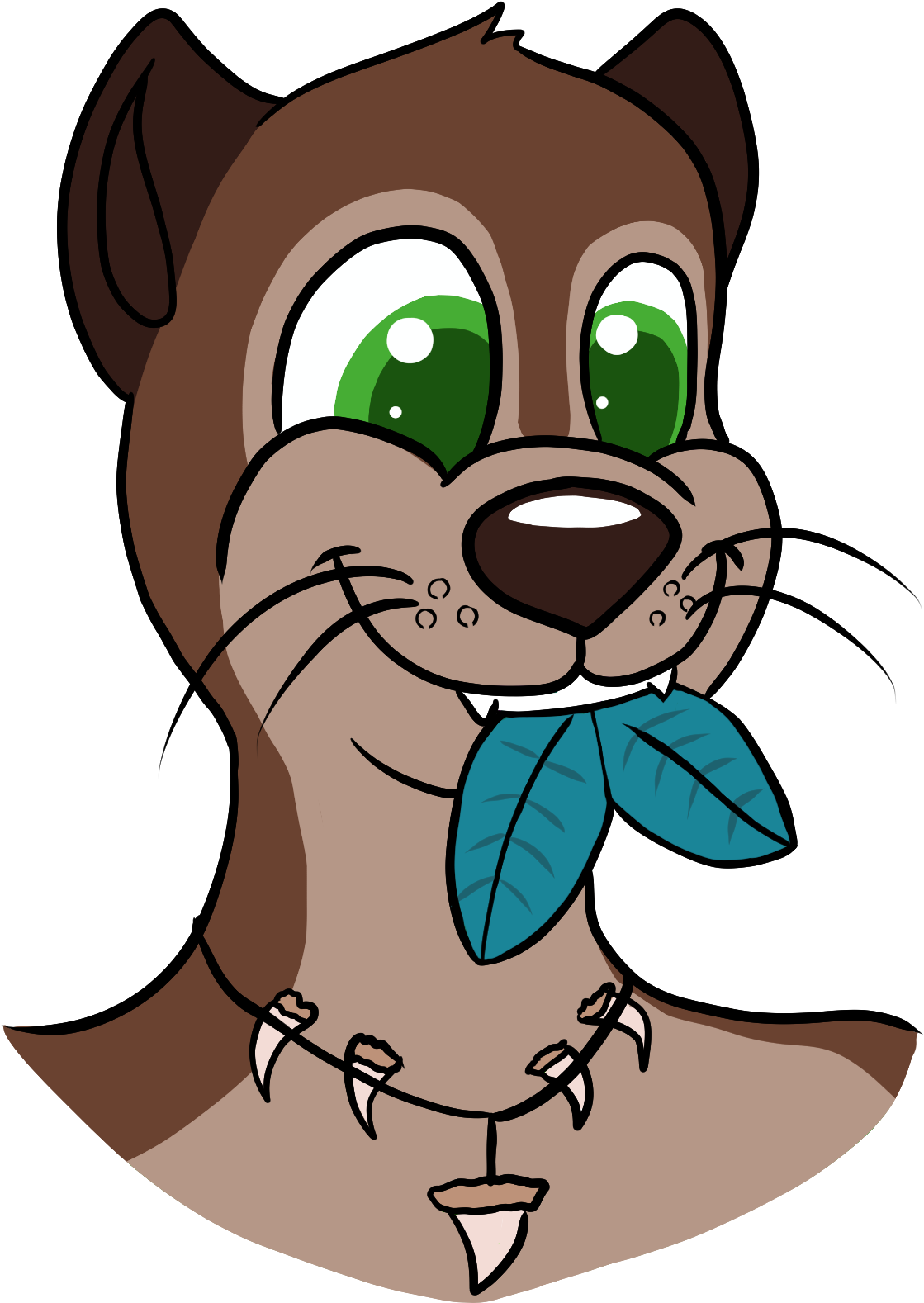 Yummy Fish - Cartoon (1380x1720)