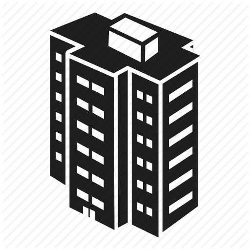 Apartment Building Icon Png (512x512)