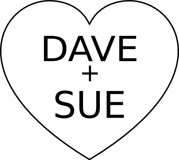 Dave Sue Clip Art - Sue And Dave (600x534)