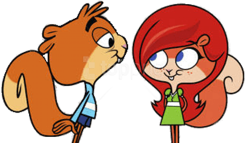 Free Png Download Scaredy Squirrel And Sue Clipart - Cartoon (850x478)