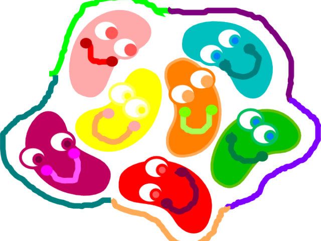 Beans Clipart Rainbow - Beans Clipart Rainbow (640x480)